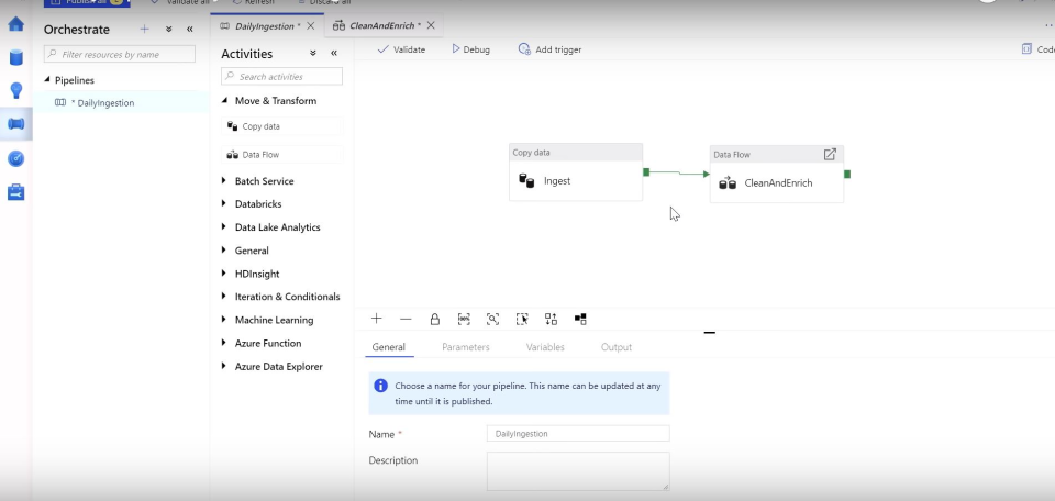screenshot of Azure Synapse Analytics